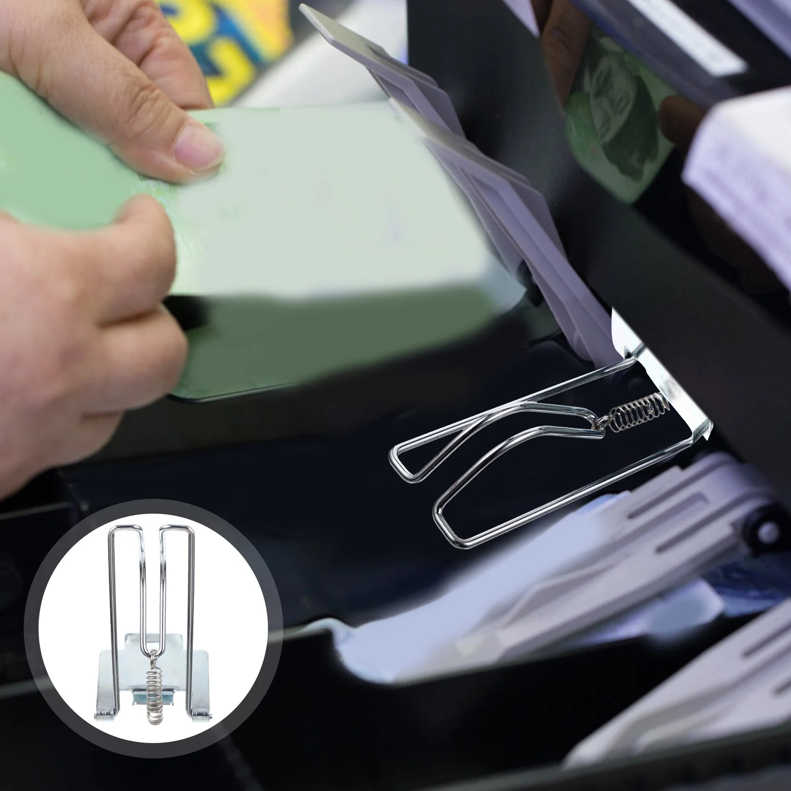 

Металлический кассовый ящик, зажим, аксессуары для регистрации, зажимы для денег, Универсальный Лоток, вставка, ящик для купюр