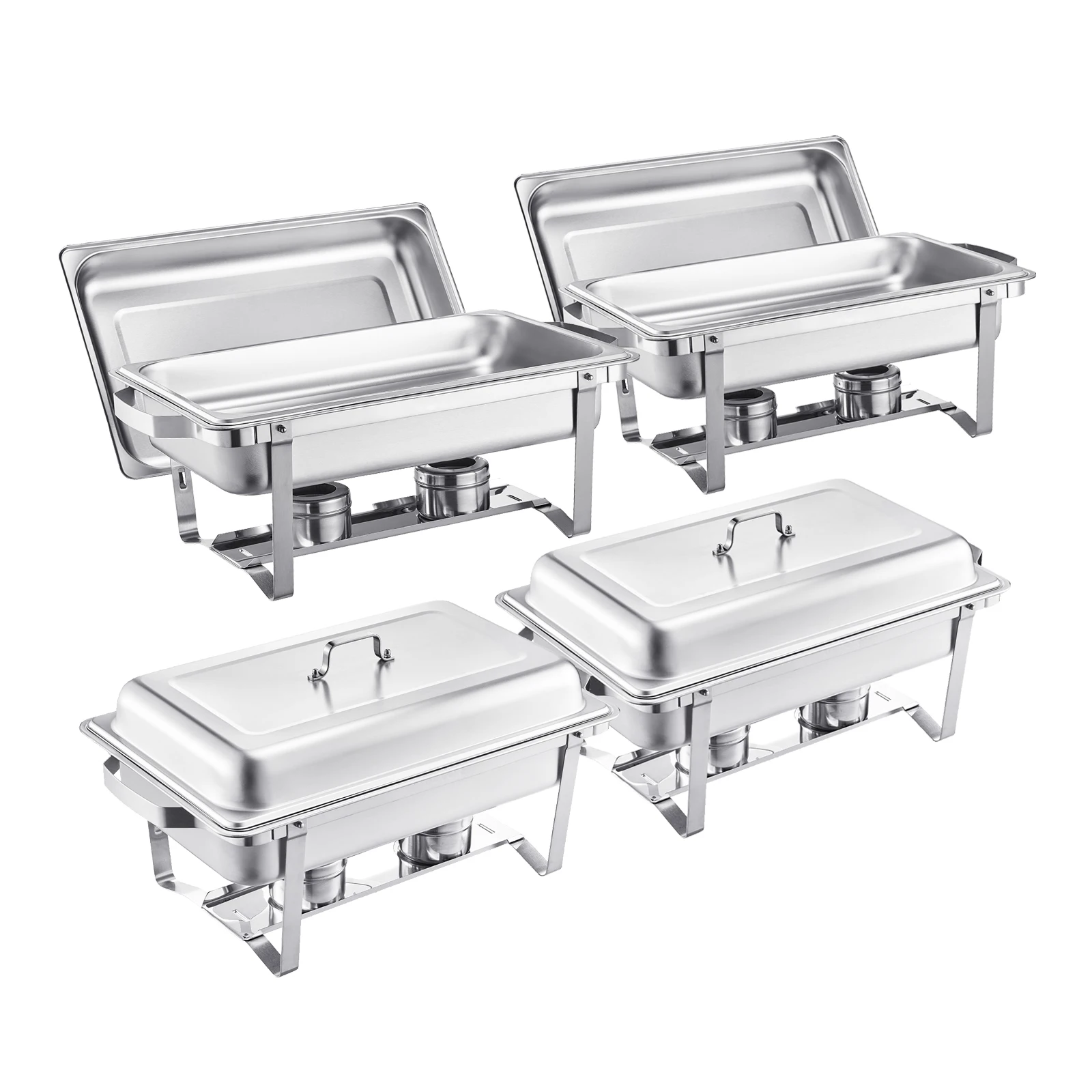 Stainless Steel Chafer Rectangle Catering Warmer Server