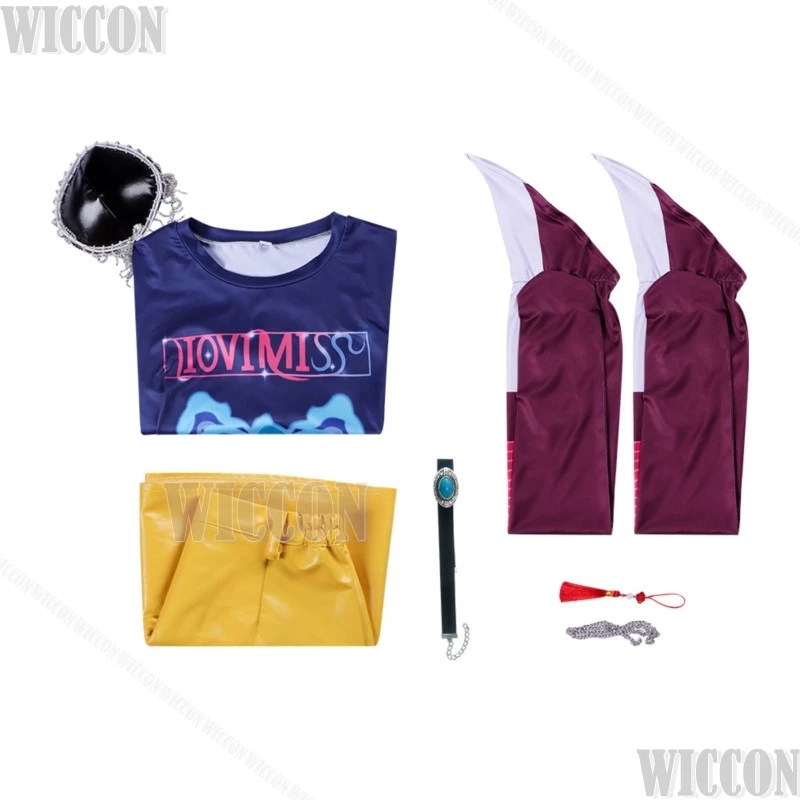 Nouveau Kpop Demon Hunters Cosplay Costume Set Rumi Mira Zoey Halloween Party Deguisement Pour Femmes Noir  E Cn