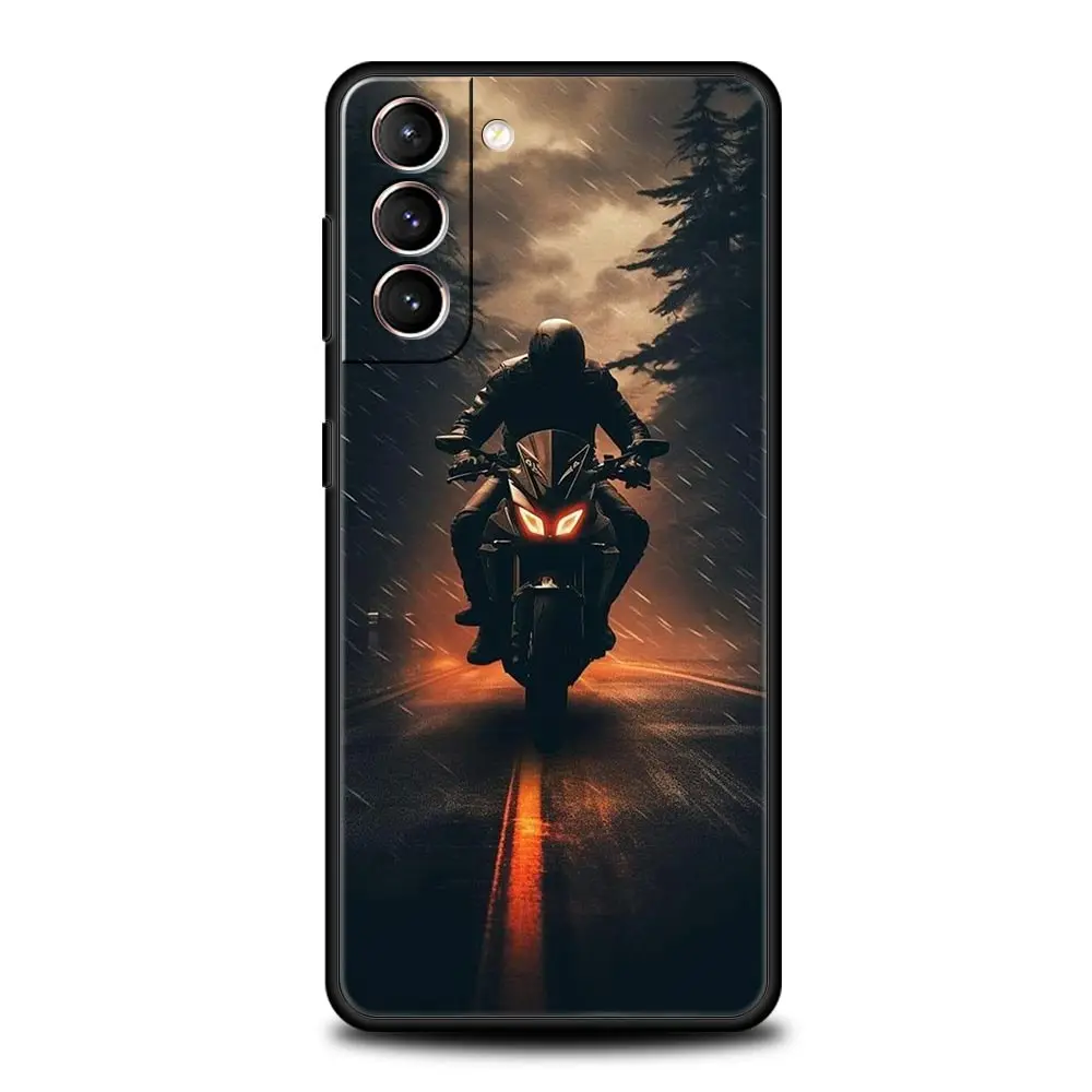 Moto Cross Motorcycle Sports Soft Phone Case