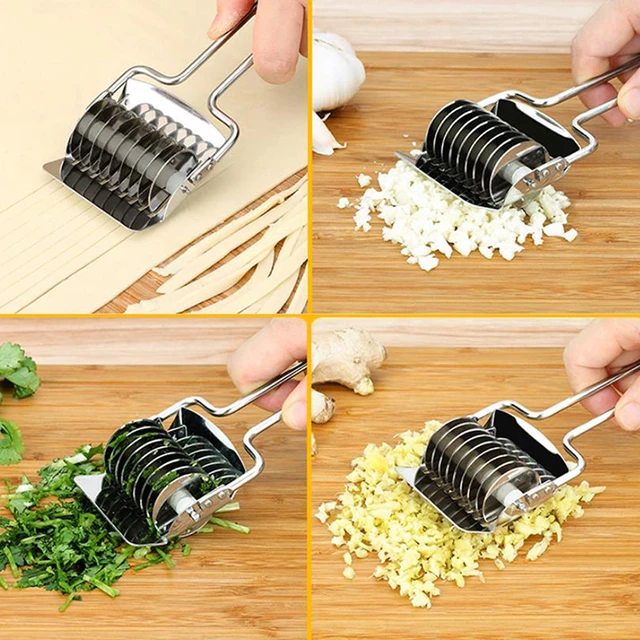 Kitchen Accessories Gadgets Stainless Steel Household Manual Dough Press  Onion Cutter Slicer Garlic Parsley Cutter Cooking Tools - AliExpress