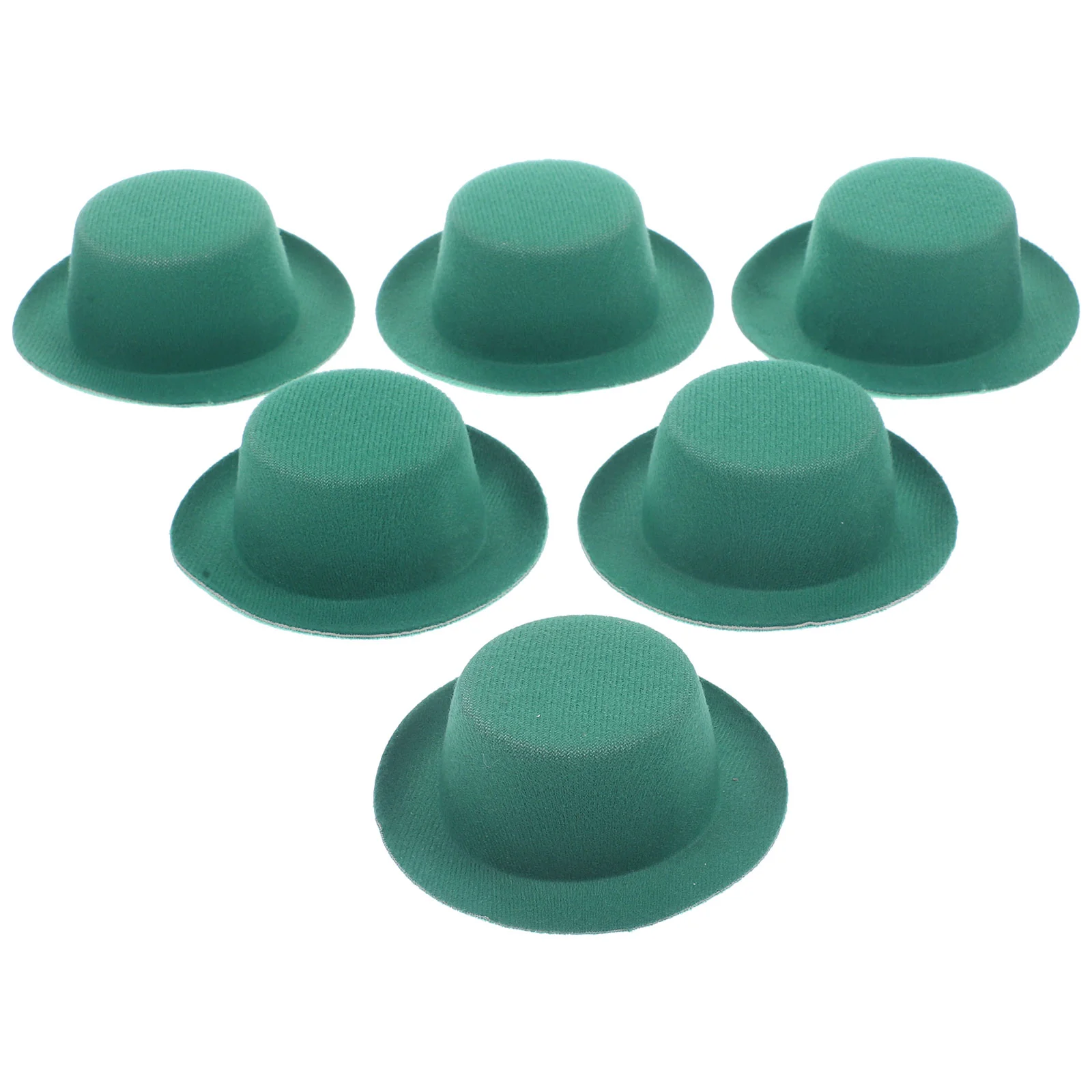 

6 Pcs Mini Cowboy Hat Toys Tiny Little Hats for Crafts Cloth House Accessories