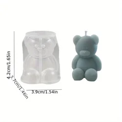 Adorable Silicone Bear Mold for Crafts and Home Decor (S)