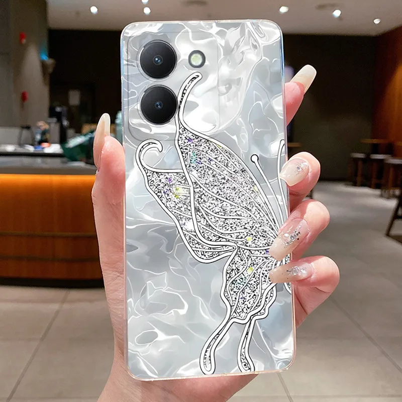 Transparent Butterfly Soft Silicone TPU Phone Case - Protective Casing