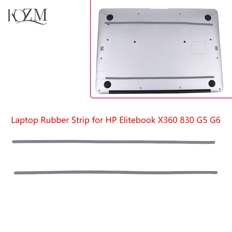 1/2Pcs Rubber Strip Laptop Bottom Shell Cover Foot Pad For HP Elitebook ...
