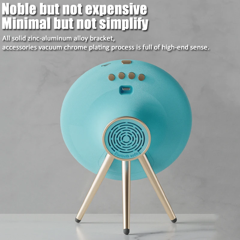 Smart Bluetooth Speaker Wireless Mirror Sound Box Desktop Alarm Clock with LED Night Light TF Music Player 15W Wireless Charger