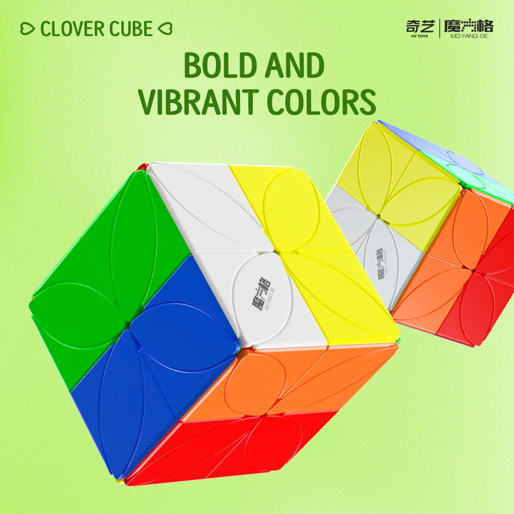 Qiyi Clover Cube Upgrade Version Magic Speed Cube Stickerless Professional Fidget Toys Cubo Magico Puzzle Creative Toys Gifts 2