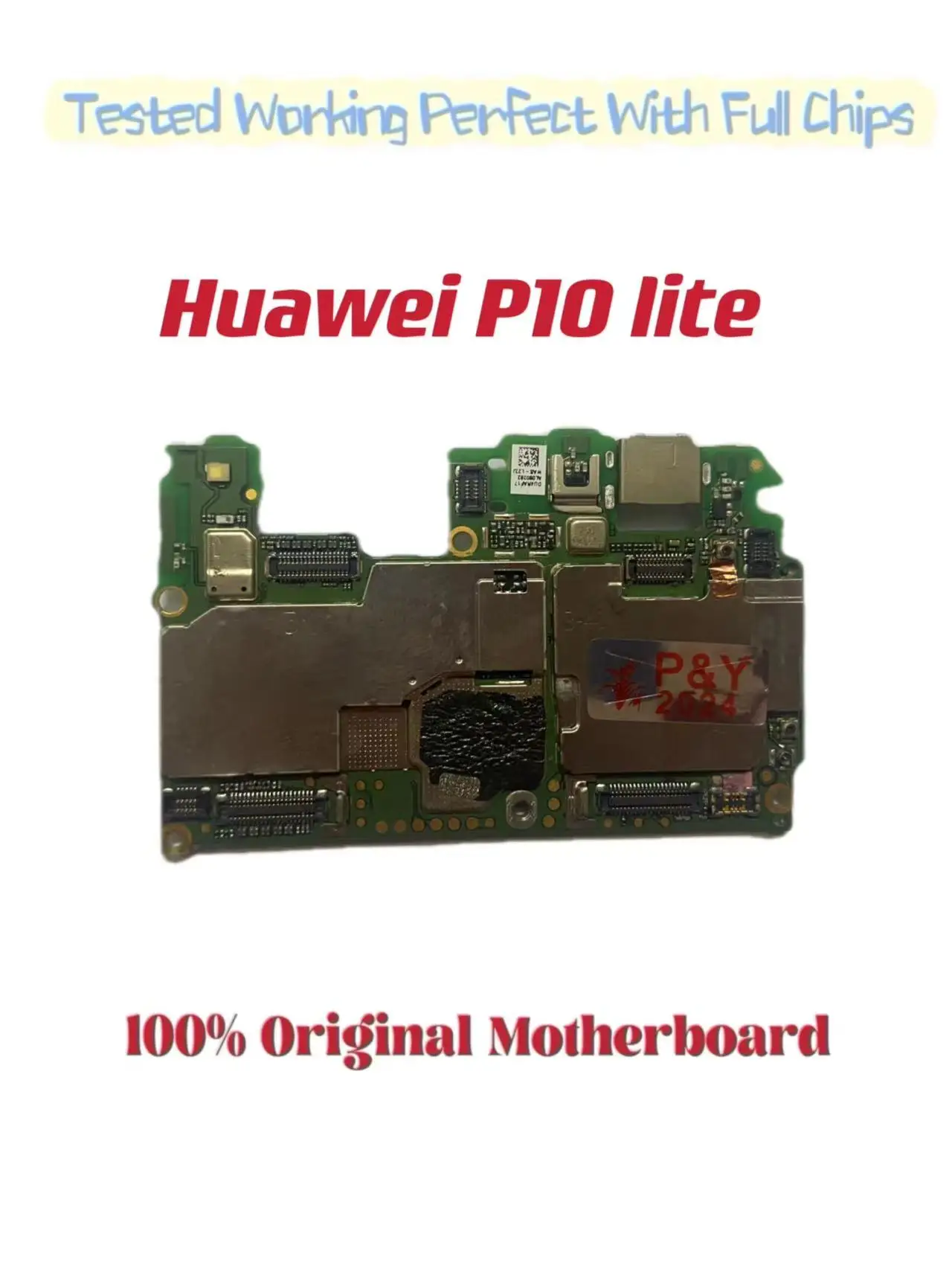 

Original Unlocked Main Board for Huawei P10 Lite, Mainboard Motherboard, Chips Circuits, Flex Cable