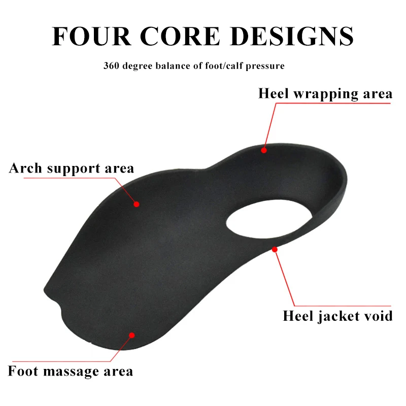 Flat Foot Insoles Arch Correction Foot Outside Inside Eight Flat xo Legs Plantar Correction Orthotic Heel Pads orthopedic insoles shoe insoles shoe heel pads