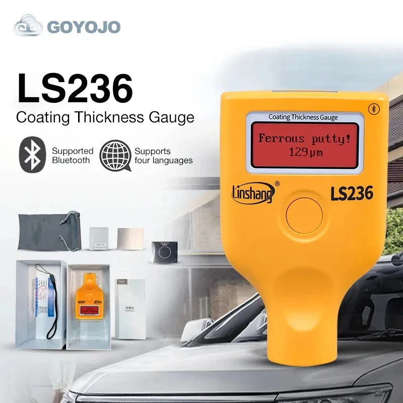 LS236 Paint Thickness Gauge Low Temperature Resistant for Automotive Car Body