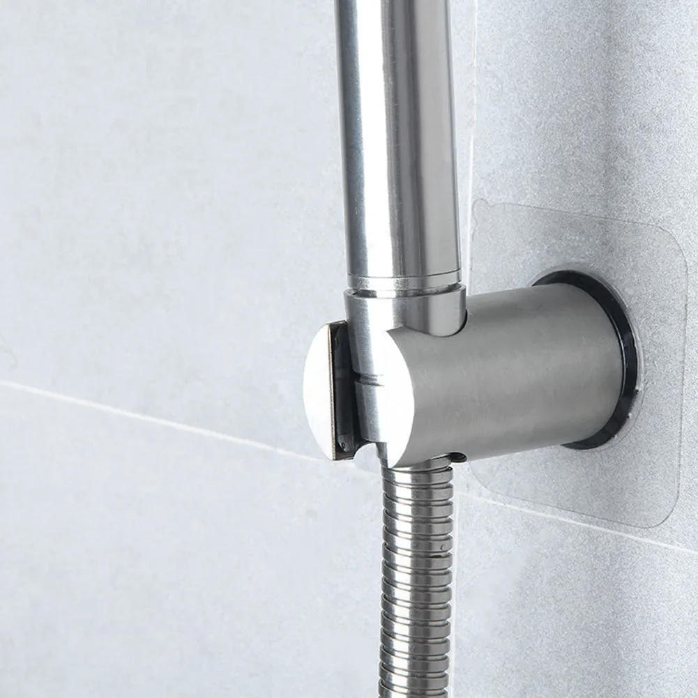 Description Picture 6 of item1pc Shower Head Holder Wall Mounted Shower Holder Self-Adhesive Showerhead Handheld Bracket Bathroom Accessories