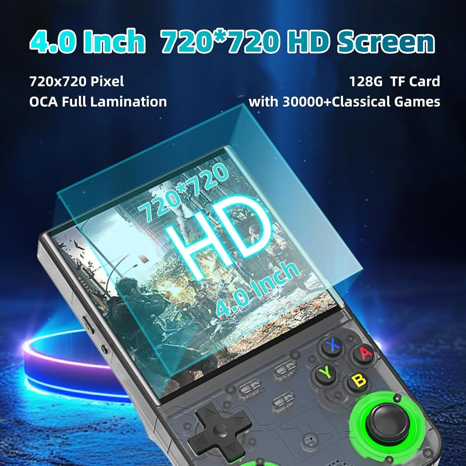 R36 Ultra Handheld Game Player WIFI 4 Inch IPS Screen Open Source Retro Video 64G 128G Memory up to 20000+ Games R36Ultra