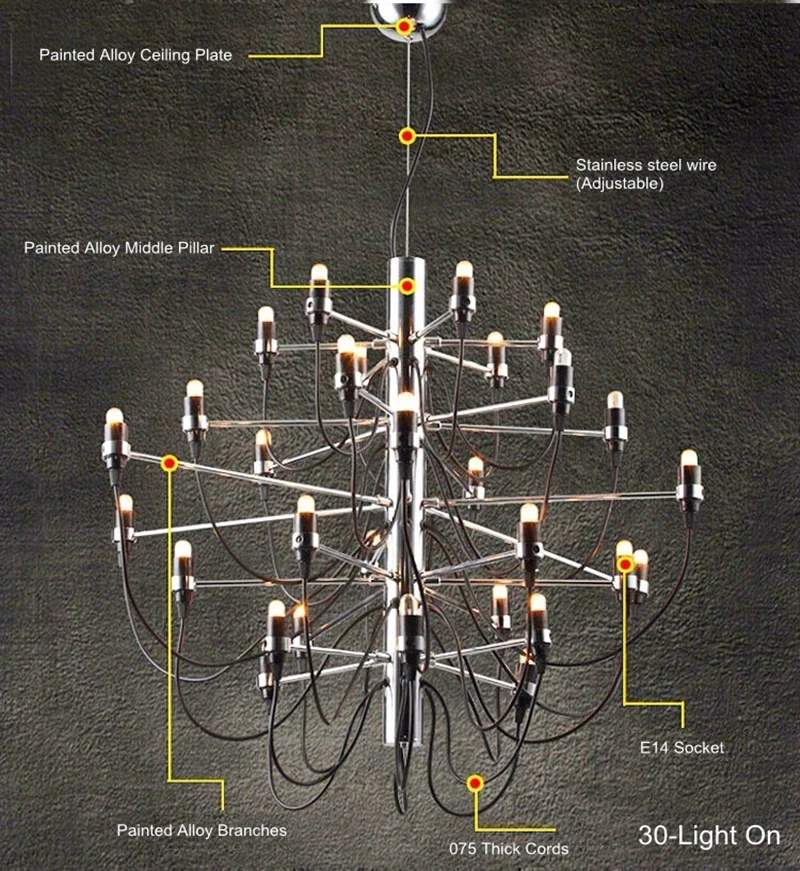 Luxury Stainless Steel Chandelier Living Room Hotel Bedroom Decoration Kitchen Stair Light Black/Silver/Gold E14 Chandelier white pendant lights