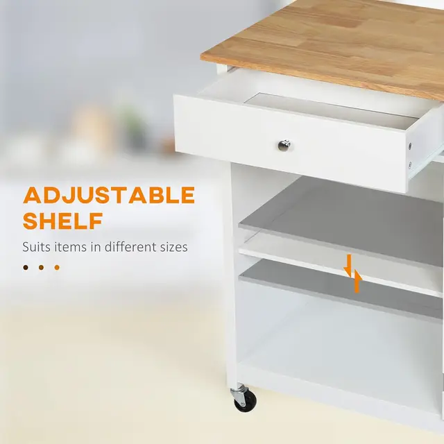 Rolling Kitchen Island Cart 4