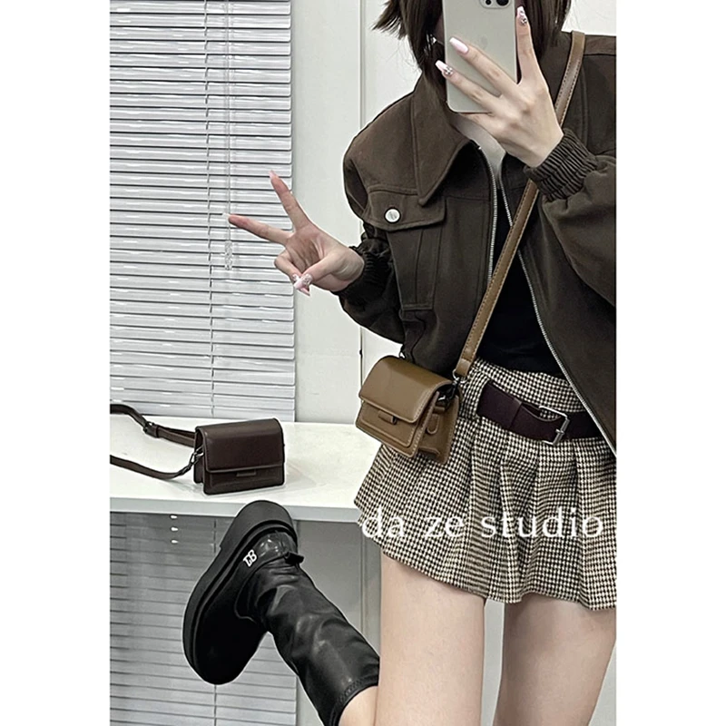 2024 New Slung Mini-bag Commuting Fashion All-amcth Elegant Mini Bags Niche Design Temperament Women Bag