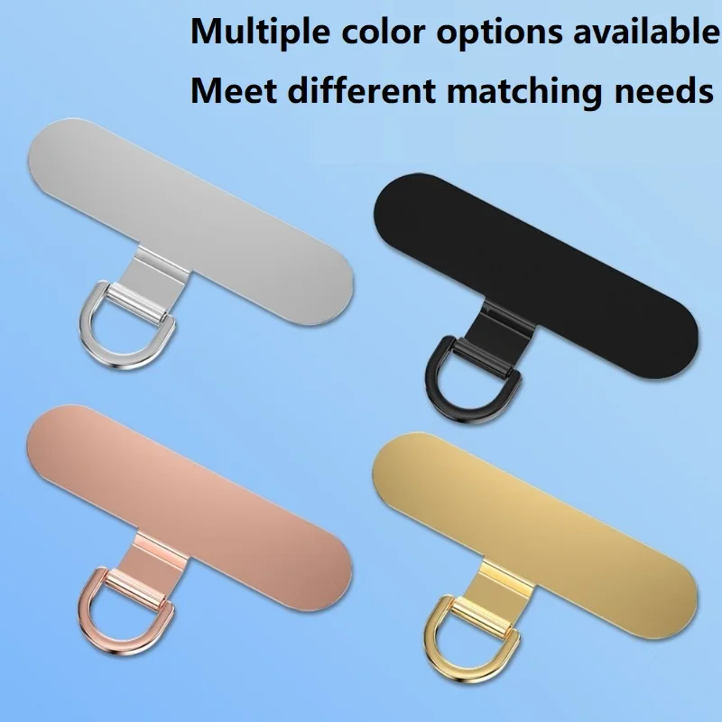 Universal Ultra-Thin Metal Phone Tether Lanyard - Durable Stainless Steel Hanging Strap