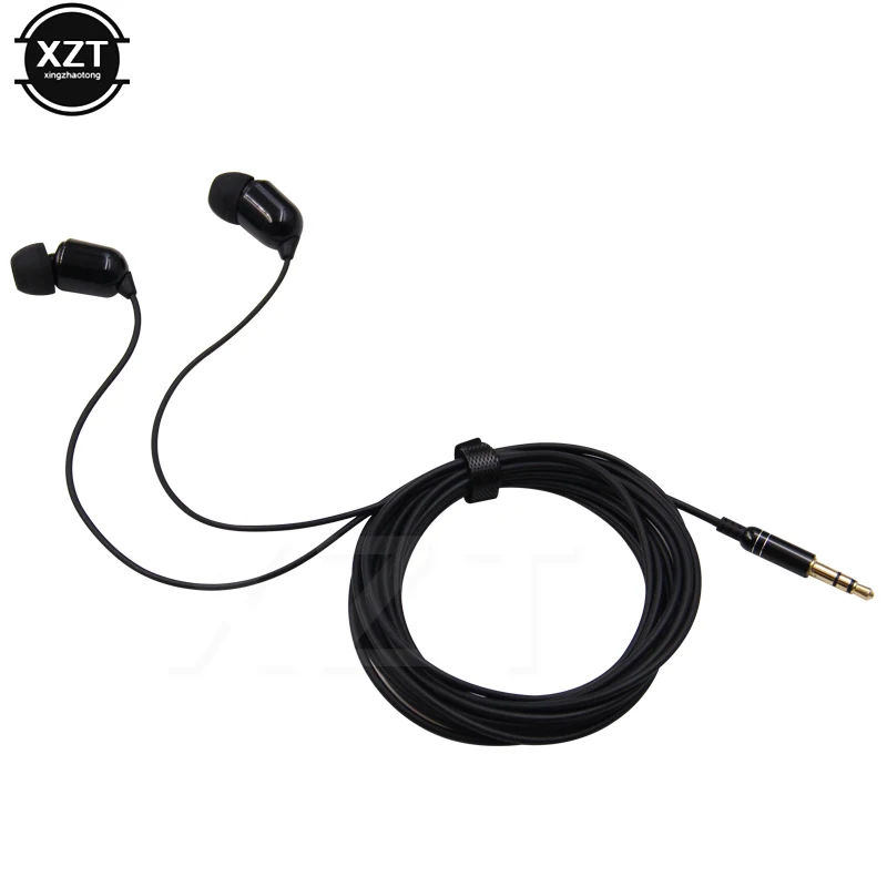 High Quality 3M Long Earphones in ear Wired Earphone Monitor Headphone 3.5mm Stereo Headset for xiaomi iphone 5 6 Phone 4