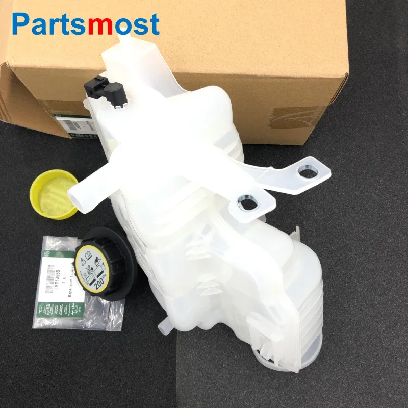 Radiator Coolant Overflow Container for Land Rover Discovery 3 4 Range Rover Sport Expansion Tank W/ Sensor Gas Diesel LR020367 coolant expansion tank