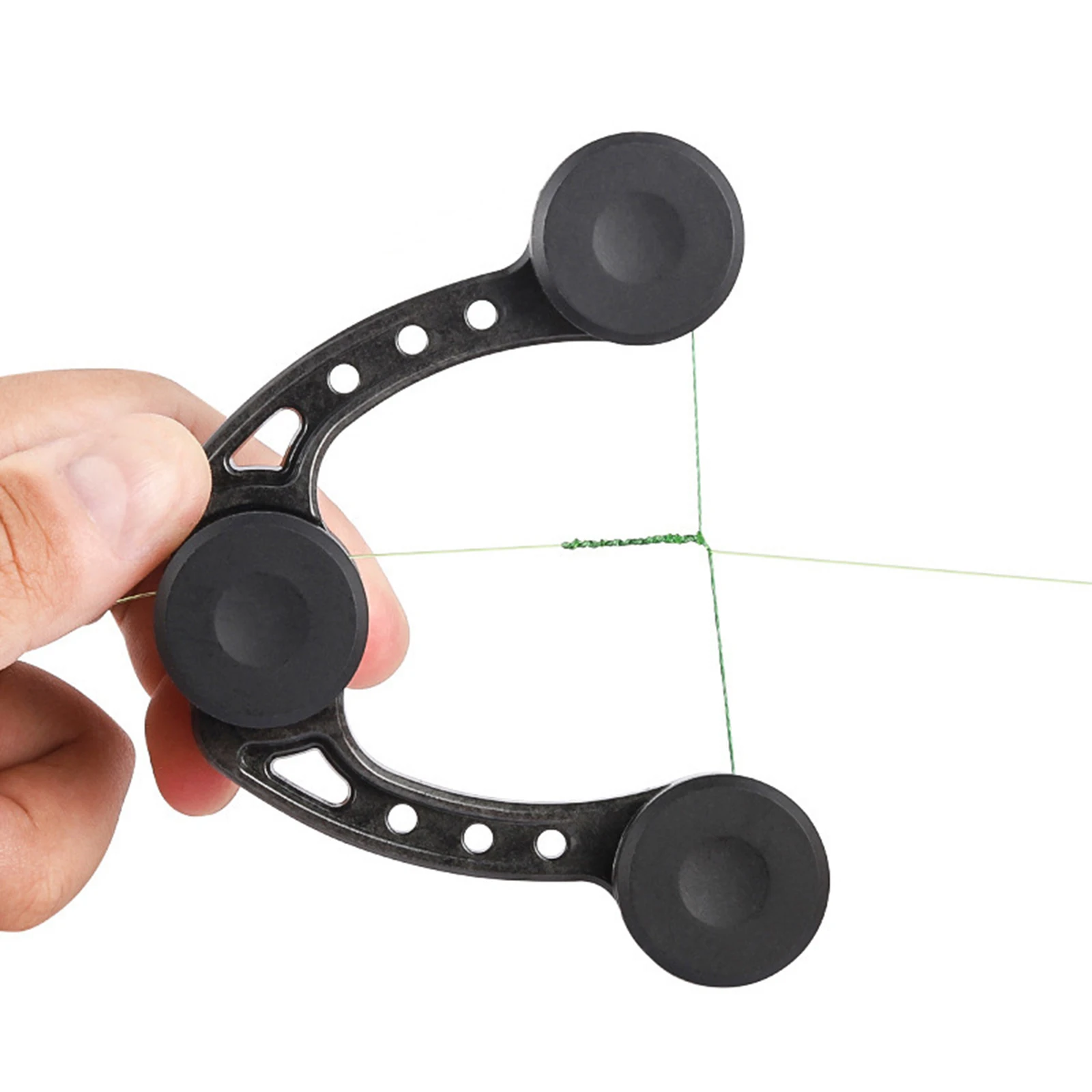 

Button Efficiency Knotter Aids Tools Delivery Equipment Exquisite Fishing Goods Kit Light Line Outdoor Plastic