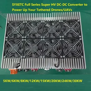 3KW/5KW/7KW/15KW/30KW Large UAV Tethered Drone DC Converter Syxetc Factory Customizable DC-DC Super High Input Voltage 1000VDC