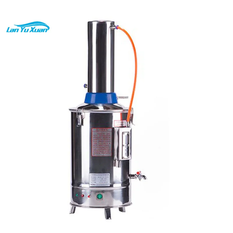 

Laboratory Automatic Cut-Off Water Distillation Equipment Small Size 4 L Per Hour Electric Heating Distiller