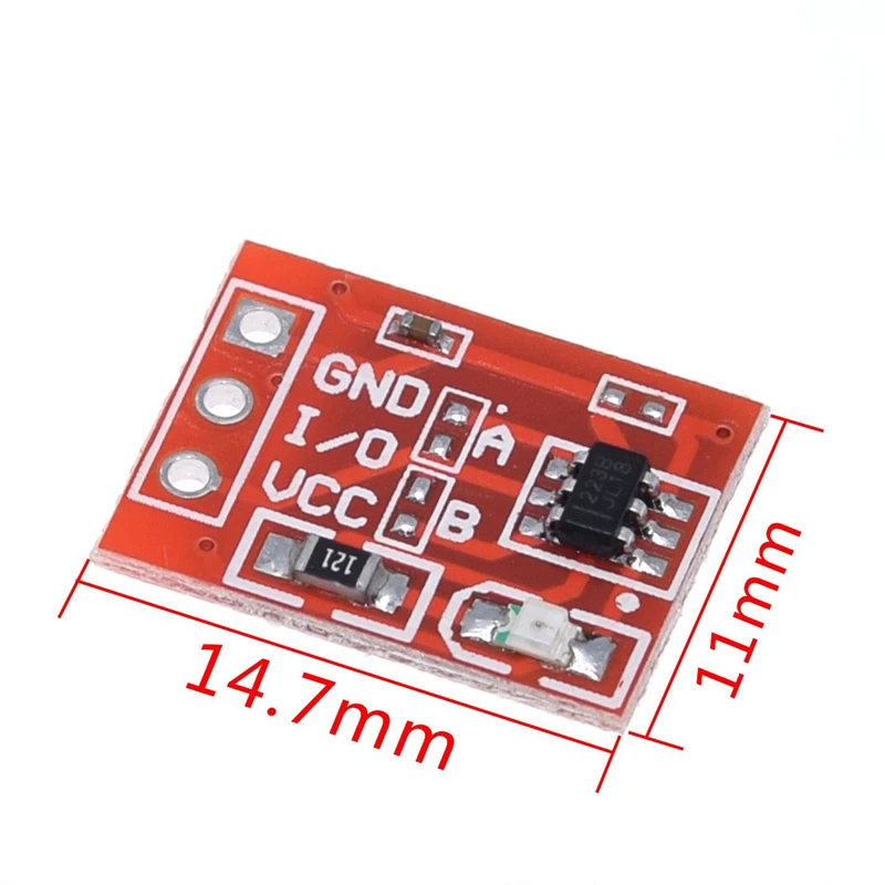 5pcs KCD1-105 소형 원형 보트 로커 스위치-직경 미니 원형, 검정/흰색/빨간색, 2 핀 ON-OFF