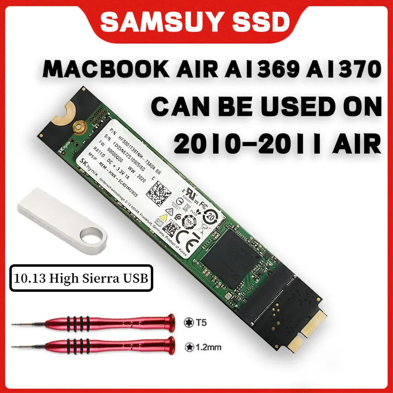 Ssd Da 1Tb Per Apple Macbook Air A1369 A1370 128Gb 256Gb 512Gb Hdd Solid State Drive Mac Air 2010-2011 Macbook Air 3.1 4.1 Ssd