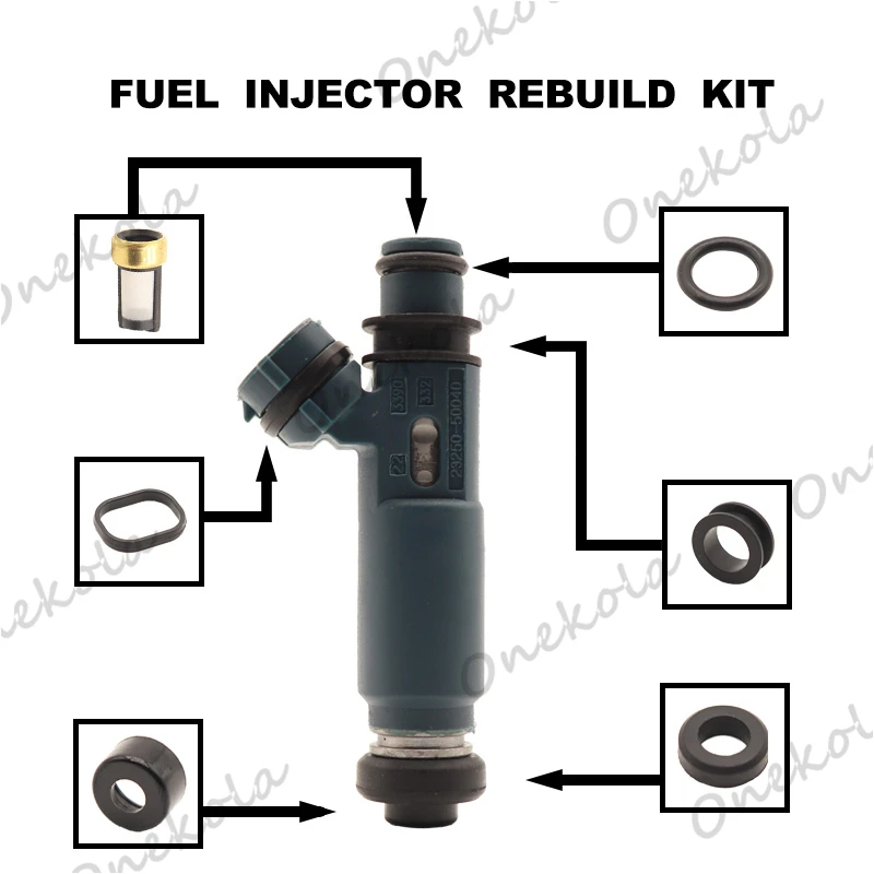 

Fuel Injector repair kit Orings Filters for 2000-2004 Toyota Tundra 4.7L V8 #23250-50040 23209-50040