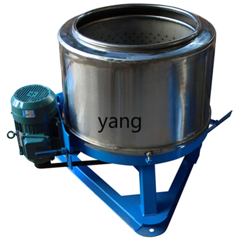 

Yjq Large Industrial Dehydrator 50kg Stainless Steel Barrel Dehydration Equipment Spin-Dry Hotel Laundry Factory