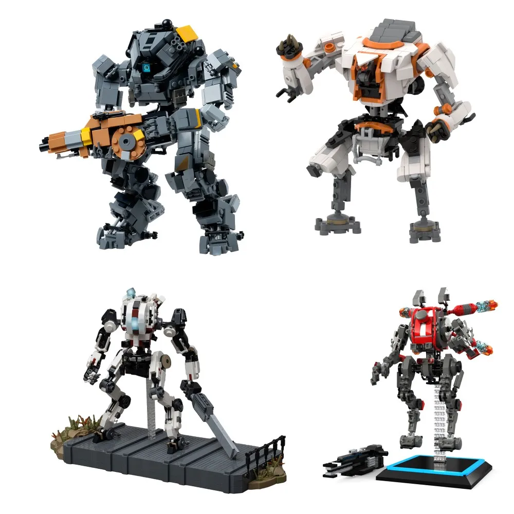Moc Titanfallsed 2 Class Viper Building Blocks Mecha Ion-Kit Bt-7274 Vanguard-Class Titan Tone-Class Game Robot Toys Mattoni