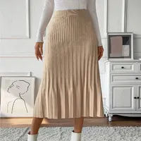 Fashionable Women's Slanted Shoulder Long Sleeved Solid Color Waist Cinching Sexy Style Dress 1