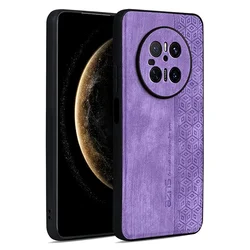 Custom Soft PU Leather Protective Case - Skin Friendly, Rugged, Lightweight, with Lens Protection and Anti - Fall Features for Magic 7 (PURPLE)