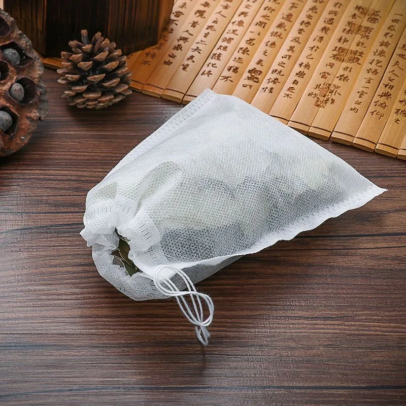 Tea Bags disposable tea filter bags disposable tea bags Disposable Non-woven Fabric Tea Filter Bag Spice Coffee Infuser with String Heal Seal 100/50PCS