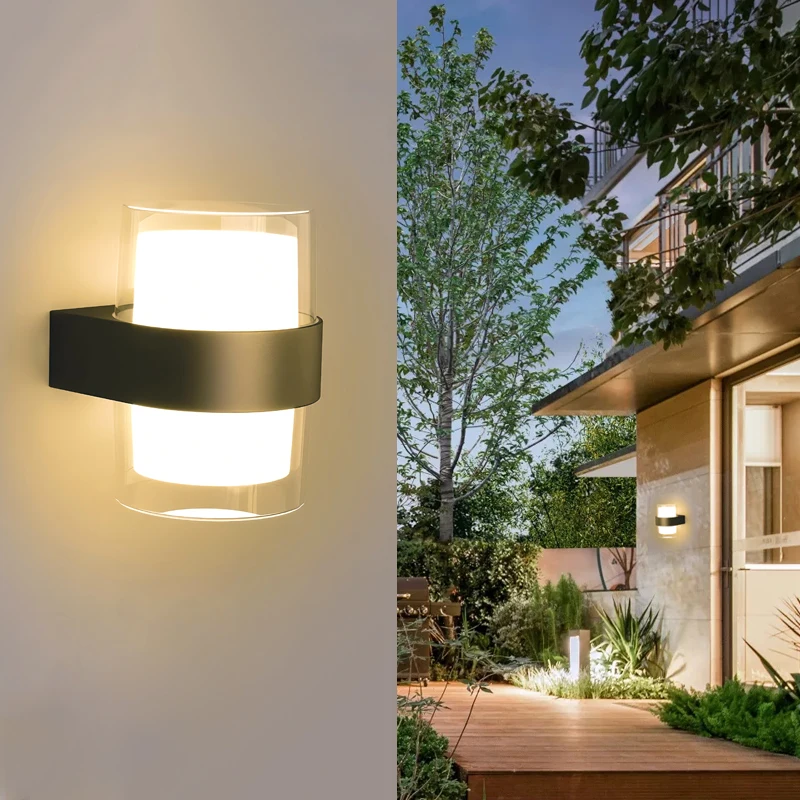 LED Wall Light 220V Bedroom Bedside Light Living Room Balcony Aisle Wall Lamp Corridor Sconce Lamp Home Decor Outdoor
