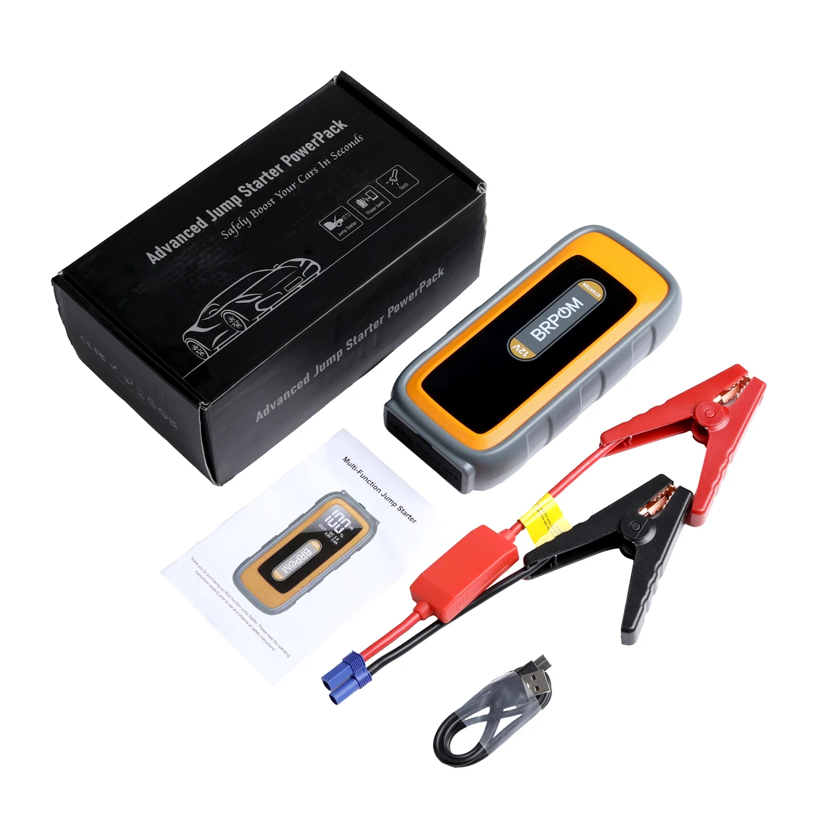 BRPOM Jump Starter in Use