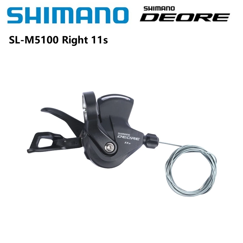 SHIMANO-DEORE Series Right e 11 Speed Shifter para Mountain Bike, Peças Originais de Equitação, SL-M5100 Right, 2 S, 11 S