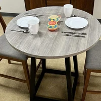 10 Pcs 0.8/1/1.2/1.4M Disposable Fitted Round Tablecloth Transparent Waterproof Oil-Proof Dinning Table Cover Protector Cloth 2