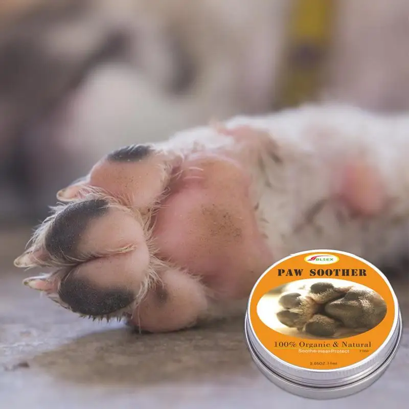 30g Pet Paw Balm Natural Skin Healing Balm Paw Soother Moisturising Cream for Repairing Dry and Cracked Skin Dog Cat Care
