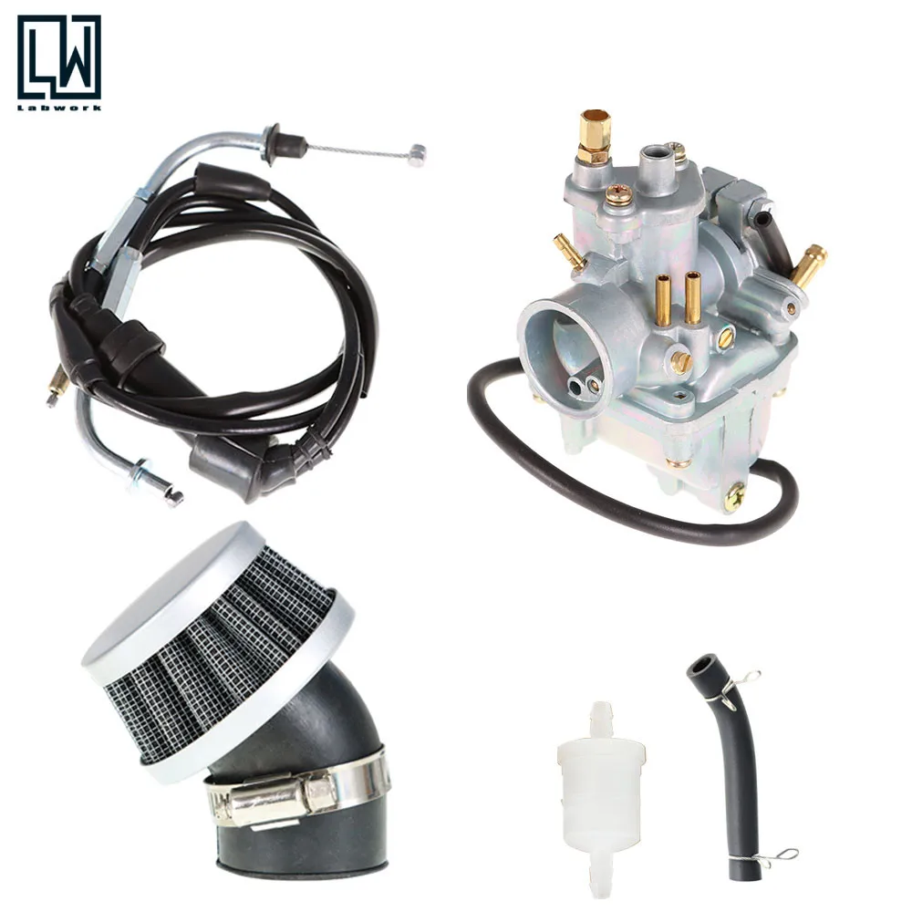 

Carburetor Air Filter & Throttles Cable for Yamaha PW80 Dirt Bike Carb 1983-2006