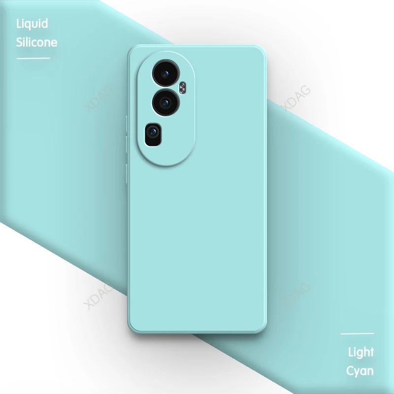 Premium Liquid Silicone Phone Case with Lens Protection - Classic Design