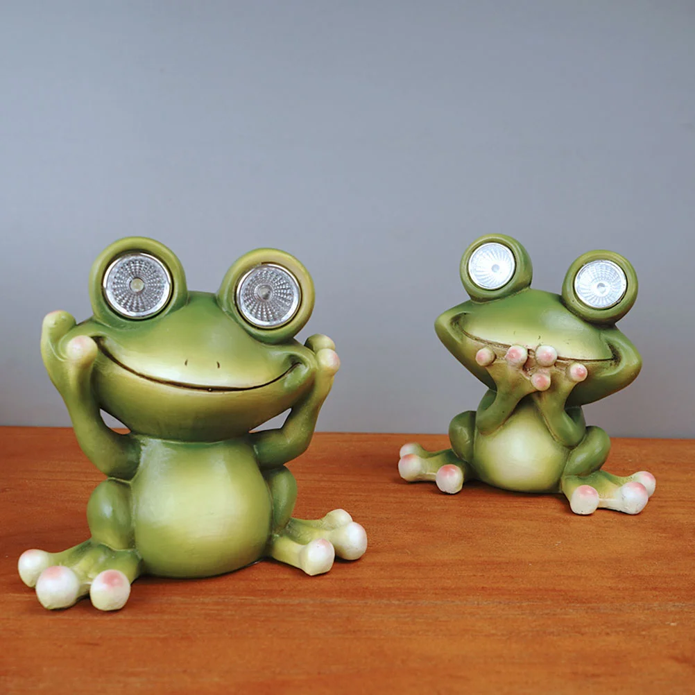 Solar Frog Garden Lamp 5