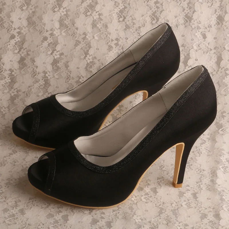 

Big Discount Navy Blue Shoes Ladies Peep Toe Small Size for Women Party