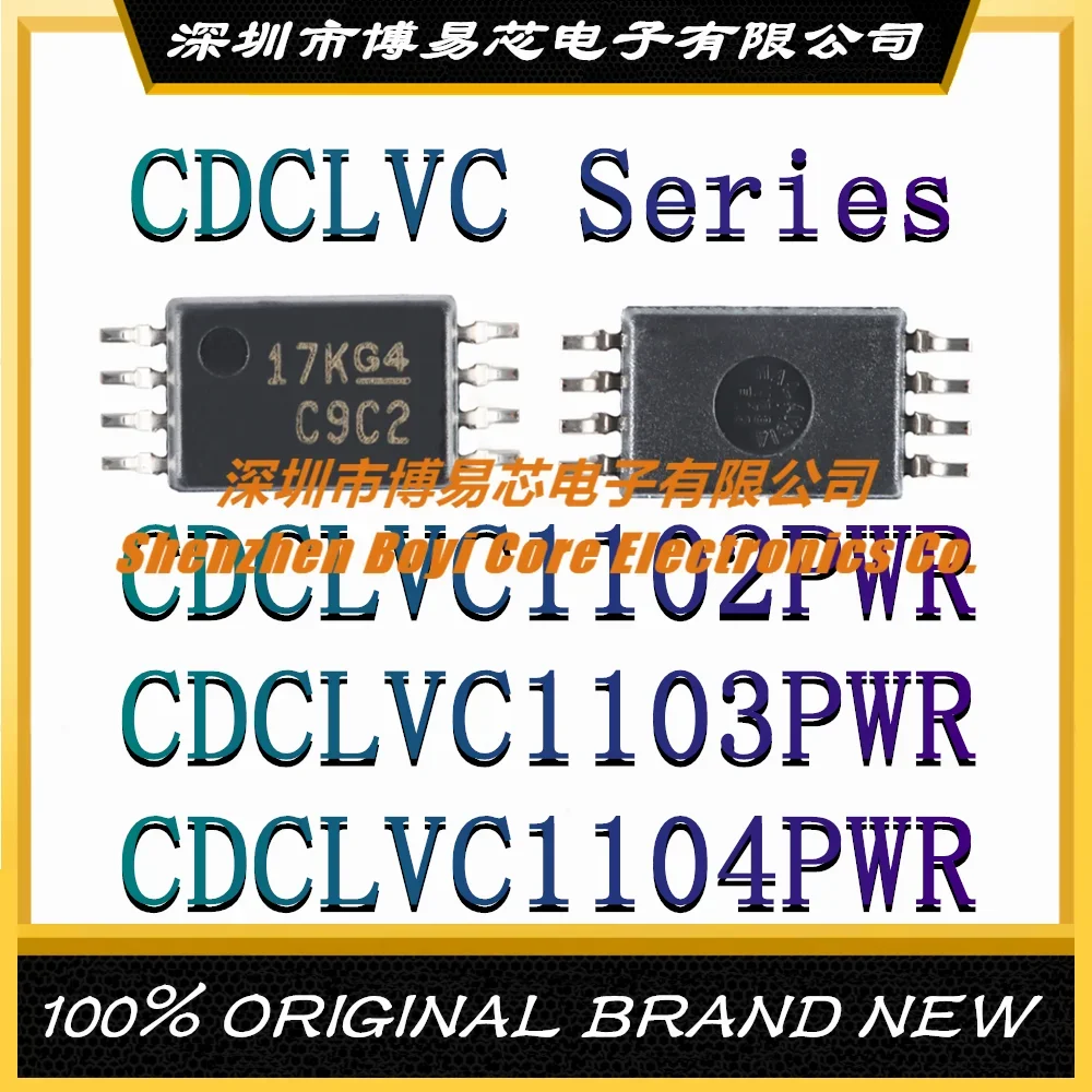 CDCLVC1102PWR CDCLVC1103PWR CDCLVC1104PWR Package SSOP-8 new original genuine clock buffer, driver IC chip new genuine lmk04828bisqe nopb k04828bisq wqfn64 clock synthesizer chip