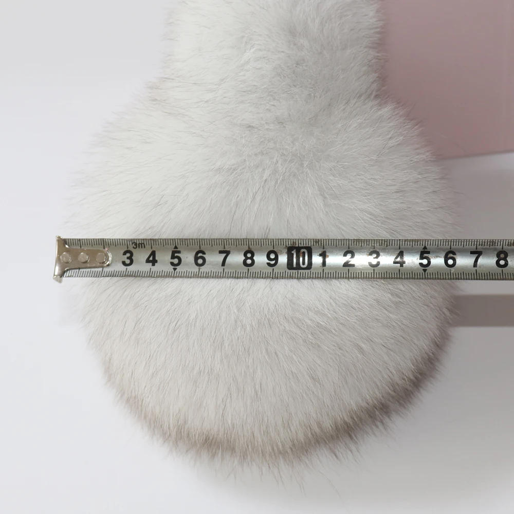Real Fox Fur Earmuffs For Winter Women Warm Natural Fox Fur Earmuffs Girls Ear Warmer Genuine Scarves Plush Ear Muff