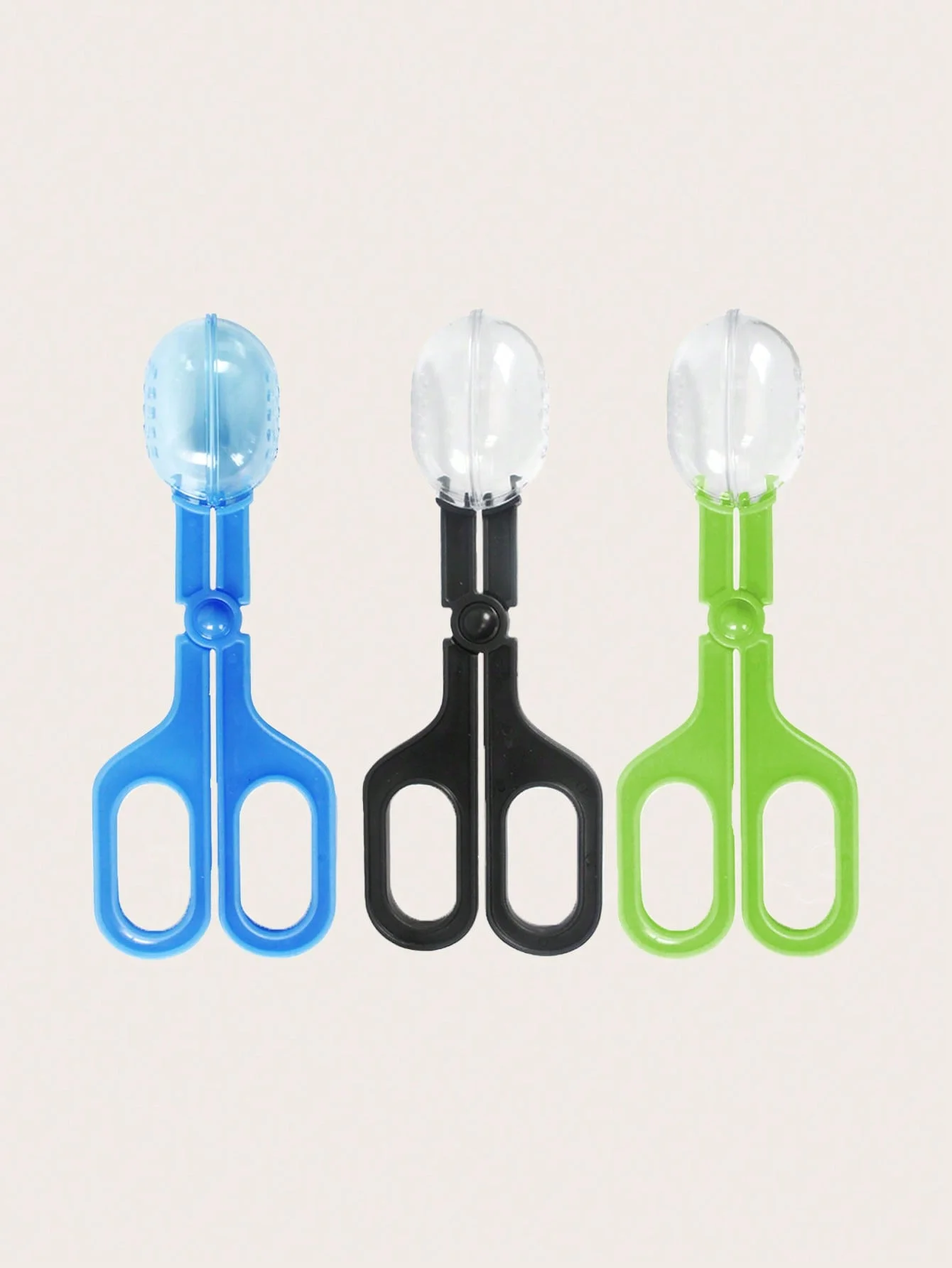 1pc-Crawler, land turtle, lizard, frog, spider, clip, transparent clip, pet cleaning tool