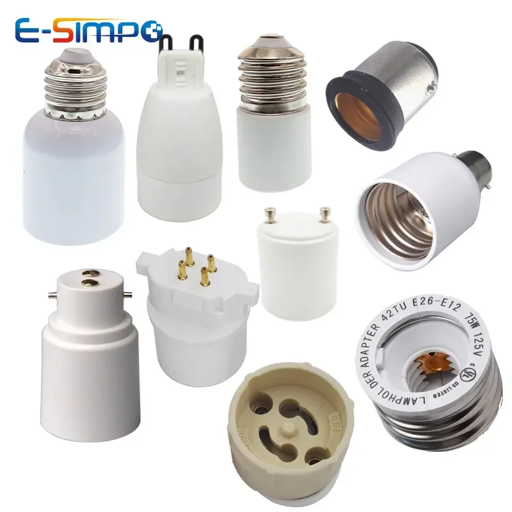 2pcs E26 E27 E39 E40 Gu10 Gu24 MR16 G5.3 G23 G24 G9 B2..