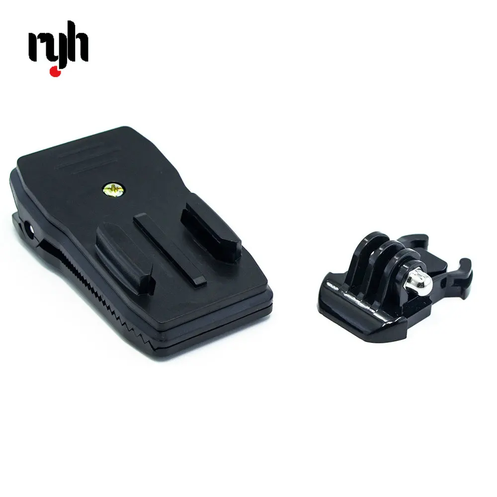 Zaino Con Clip Rapida Zaino Cappello Morsetto Adattatore Di Montaggio Per Go Pro Session Gopro Hero 987 6 5 Osmo Xiaomi Yi 4K Action Sport Camera