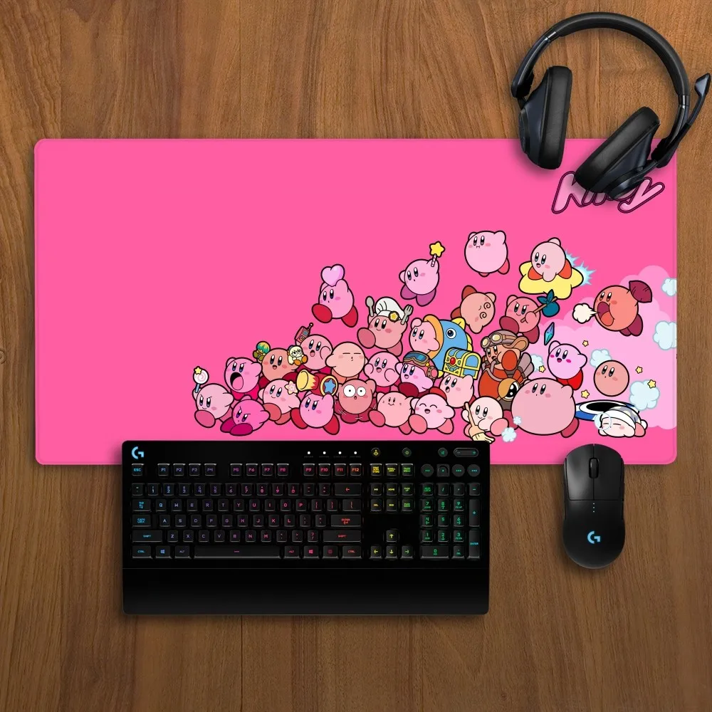 Star K-Kirby Mousepad Non-slip Lockedge Office Student Gaming Thickened Large Writing Pad Cushion