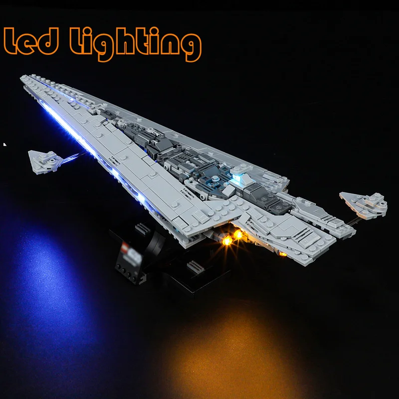 

Led Lighting Kit For 75356 Executor Super Star Destroyer stars wared Movie&Game Not Building Blocks（Only Led Bricks）
