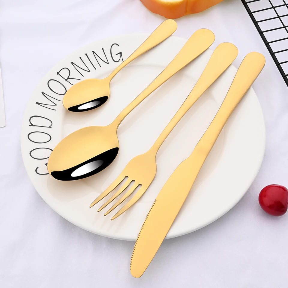 カトラリーセット　金色　Kaffeebesteck 15-tlg カトラリー 10本セット ステンレス ゴールド | Francfranc